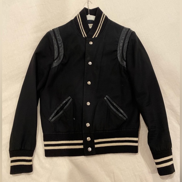 SAINT LAURENT Teddy Bomber Jacket - Picture 2 of 16